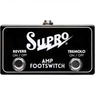 Supro},description:Dual Footswitch Tremolo and Reverb onoff remote for Supro combo amps. Requires TRS cable (not included).
