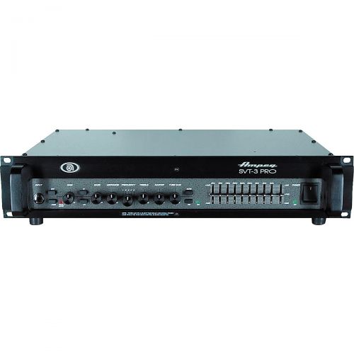  Ampeg},description:The tube preamp section of the Ampeg SVT-3PRO Series Head re-creates the great bass tone that made the original SVT the most respected bass amp of all time. The