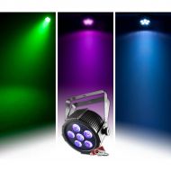 CHAUVET DJ},description:SlimPAR H6 USB is a low-profile RGBAW+UV LED washlight with D-Fi USB compatibility for wireless masterslave or DMX control. It also works in sound-active m