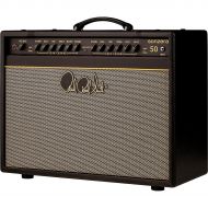 PRS},description:The Sonzera 50 is a 50-watt amplifier with two independently controlled, footswitchable channels designed for maximum versatility and in the spirit of vintage amps
