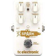 TC Electronic},description:The TC Electronic Spark Booster guitar effects pedal works great as an always on type of effect, adding life, grit and compression to your sound in a way