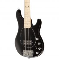 Ernie Ball Music Man},description:The single humbucker Music Man Sterling is a 5-String Bass similar in shape to the Music Man StingRay, but shorter and narrower. The Sterling also