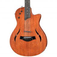 Taylor},description:The deep color and rich grain of a mahogany top give the T5z-12 Classic a vintage, earthy character. Electric-friendly features include a compact body, a 12 fre