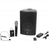 Galaxy Audio},description:This powerful and versatile active PA speaker runs on AC or battery power and comes standard with built-in rechargeable batteries. An affordable option fo