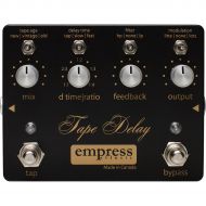 Empress Effects},description:Rich, lush tape delay in an incredibly small box. 3 flavors of tape age let you choose how dark and gritty the repeats will get while filter and modula