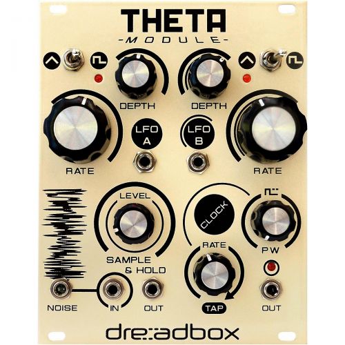  Dreadbox},description:Simple Dual LFO with sample & hold and a white noise generator. Each LFO is selectable for square or sawtooth wave with fine depth adjustment for ea