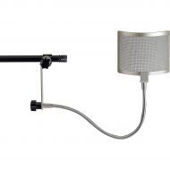 BLUE},description:The Pop is a universal windscreen for use with any microphone. Simply clamp it to the mic stand and position where desired. The sturdy wire mesh and frame ensure