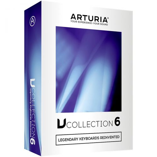  Arturia},description:The V Collection 6 improves upon Arturia’s V Collection 5 suite of legendary synthesizers, electric keyboards, organs, string machines and pianos. With new up-