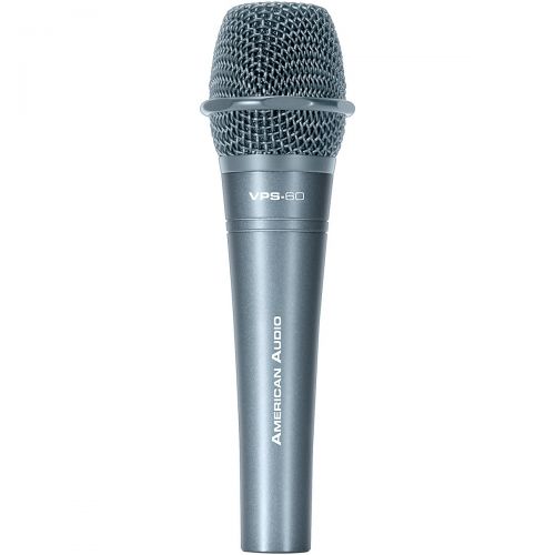  American Audio},description:Optimized for vocal applications, the American Audio VPS-60 specifically controls proximity effect through its low-frequency roll-off, making it a great