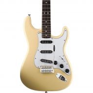 Squier},description:With a body based off of one of the most notable guitars in history and dressed in vintage white, the Squier Vintage Modified 70s Stratocaster electric guitar