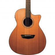 Washburn},description:The Woodline Grand Auditorium WLG110SWECEK is an all-solid cutaway-electric that pairs a solid Western red cedar soundboard with solid mahogany back and sides
