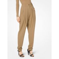 Michael Kors Collection Wool-Serge Pleated Trousers