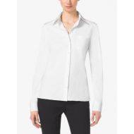 Michael Kors Collection Cotton-Poplin Button-Down Shirt