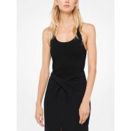 Michael Kors Collection Stretch-Viscose Ribbed Bodysuit