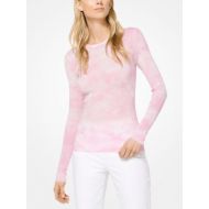 Michael Kors Collection Tie-Dye Viscose and Linen Pullover