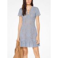 MICHAEL Michael Kors Floral Embroidered Lace-Up Dress