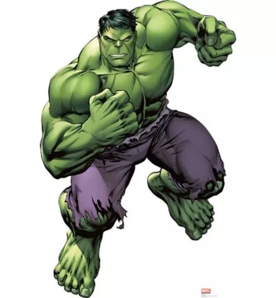 PartyCity Hulk Life-Size Cardboard Cutout - Avengers