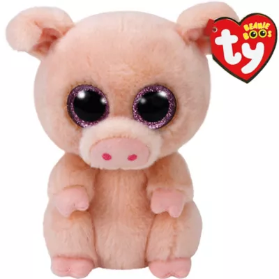 PartyCity Piggley Beanie Boo Pig Plush