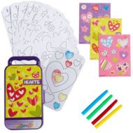 PartyCity Hearts Sticker Activity Box