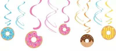 PartyCity Donut Swirl Decorations 5ct