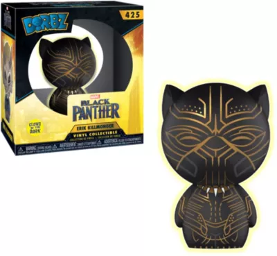 PartyCity Funko Dorbz Black & Gold Erik Killmonger Figure - Black Panther