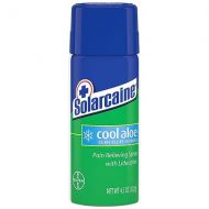 Walgreens Solarcaine Cool Aloe Burn Relief Formula Pain Relieving Spray with Lidocaine