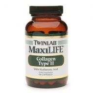 Walgreens Twinlab MaxiLife Collagen Type II with Hyaluronic Acid Dietary Supplement Capsules