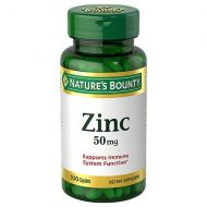 Walgreens Natures Bounty Zinc 50 mg Caplets
