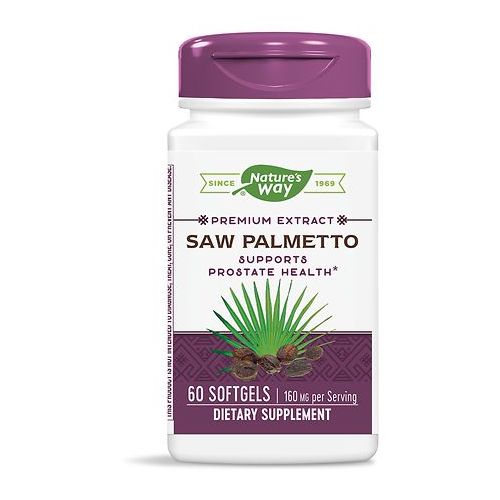 월그린 Walgreens Natures Way Saw Palmetto Standardized Dietary Supplement Softgels