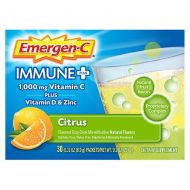 Walgreens Emergen-C Immune+ System Support Dietary Supplement Fizzy Drink Mix With Vitamin D Citrus