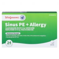 Walgreens Wal-Phed PE Sinus & Allergy Tablets