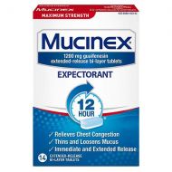 Walgreens Mucinex Maximum Strength 12 Hour Expectorant, Extended-Release Bi-Layer Tablets, 1200 mg