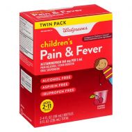 Walgreens Childrens Pain Relief Suspension Liquid 2 Pack Cherry