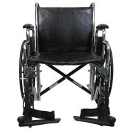 Walgreens Karman 20 inch Heavy Duty Wheelchair with Removable Armrest & Adjustable Height