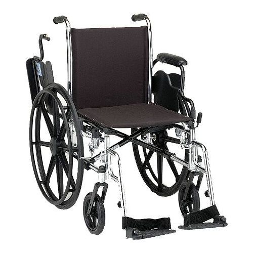 월그린 Walgreens Nova Wheelchair Lightweight Bariatric Flip-Back Desk Arms Swingaway Footrests