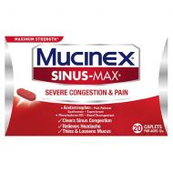 Walgreens Mucinex Sinus-Max Severe Congestion Relief Caplets