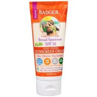 Walgreens Badger Broad Spectrum SPF 30 Kids Zinc Oxide Sunscreen Cream Tangerine Vanilla