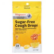 Walgreens Sugar Free Cough Drops Honey Lemon