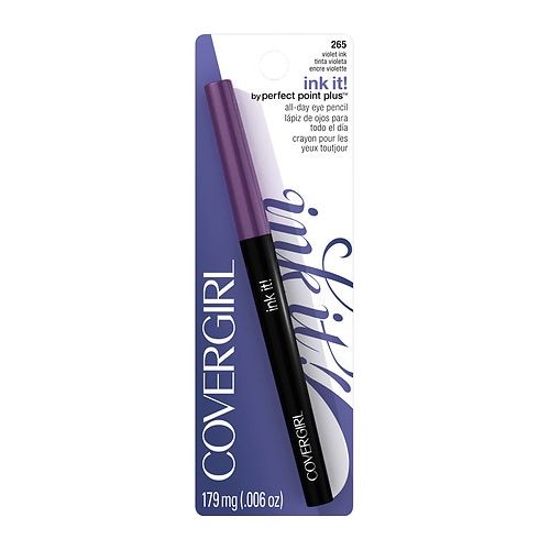 월그린 Walgreens CoverGirl Ink It! By Perfect Point Plus Waterproof Eyeliner,Violet Ink 265