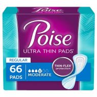 Walgreens Poise Thin-Shape Incontinence Pads, Moderate Absorbency Regular Length