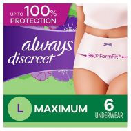 Walgreens Always Discreet Incontinence Underwear, Maximum Absorbency Large