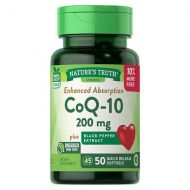 Walgreens Natures Truth CoQ-10 200mg Plus Black Pepper Extract