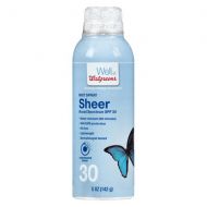 Well at Walgreens Sheer Sunscreen Continuous Spray SPF 30