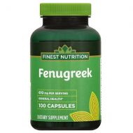Walgreens Finest Nutrition Fenugreek 610 mg Capsules