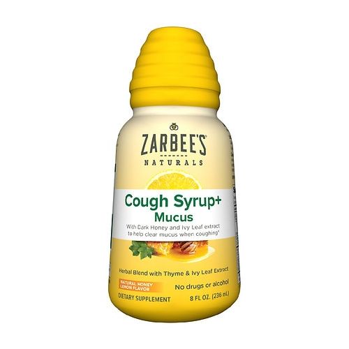 월그린 Walgreens ZarBees Naturals Cough Syrup + Mucus With Dark HoneyNatural Herbs Natural Honey Lemon Flavor