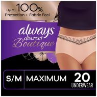 Walgreens Always Discreet Boutique, Incontinence Underwear for Women, Maximum Protection Small  Medium
