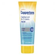 Walgreens Coppertone Defend & Care Clear Zinc Sunscreen Face Lotion Broad Spectrum SPF 50