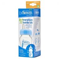 Walgreens Dr. Browns 2-in-1 Wide-Neck Transitions Bottle 9 oz Clear