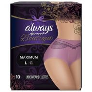 Walgreens Always Discreet Boutique, Incontinence Underwear, Maximum Protection Large