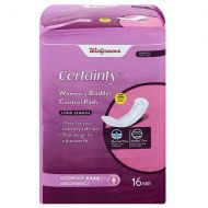 Walgreens Certainty Womens Bladder Control Pads, Moderate Absorbency, Long Length